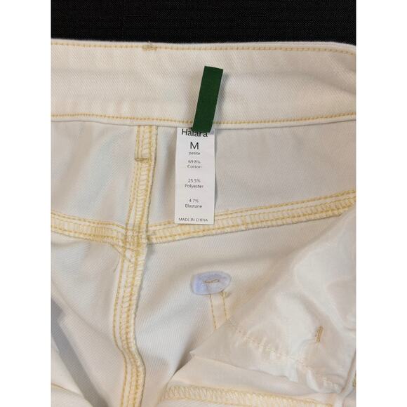 Halara Off-White Wide Leg Jeans sz M softgirl Y2K neutral tones cleangirl - Picture 4 of 5